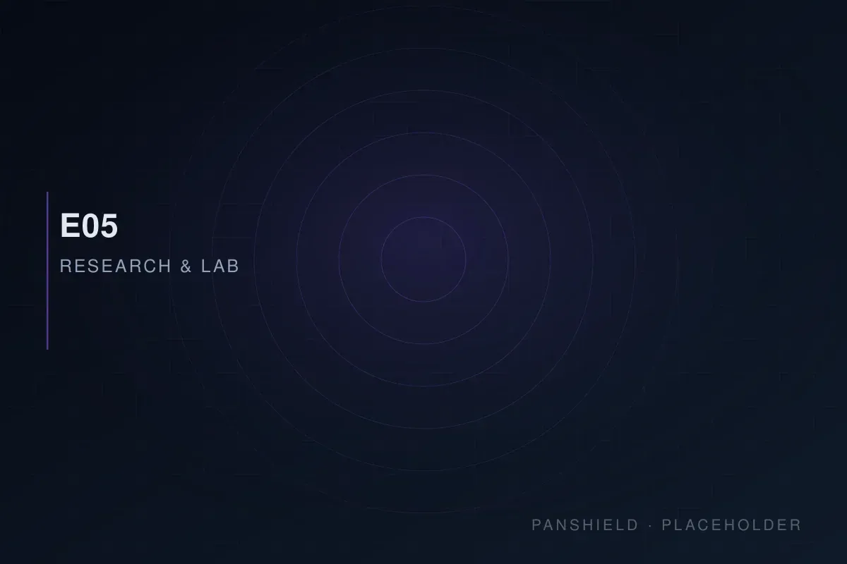 PANSHIELD 占位素材 eco-e05-research-lab